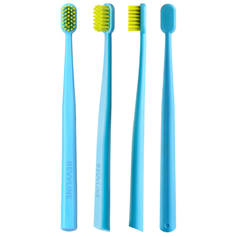 træfning plakat stege Buy the Revyline Kids US4800 Toothbrush Light Blue - Light Green, Ultra  soft at Revyline.ae online shop