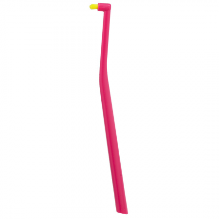 Revyline SM1000 Single Tuft Toothbrush Pink -Yellow