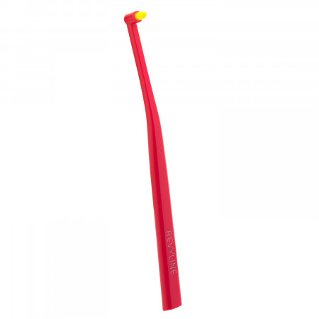 Revyline SM1000 Single Tuft Toothbrush  Red - Yellow