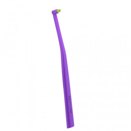 Revyline SM1000 Single Tuft Toothbrush Purple - Light Green